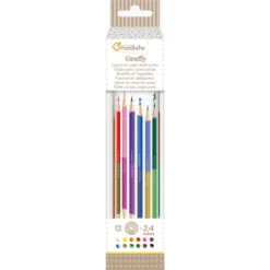 Jouets Éducatifs Boutique -Jouets Éducatifs Boutique 12 crayons couleurs double pointe 1