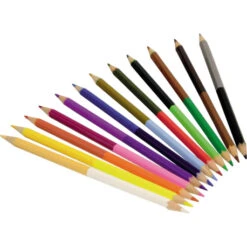 Jouets Éducatifs Boutique 32 12 Crayons De Couleur Double Pointe - Avenue Mandarine