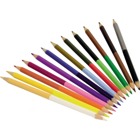 12 Crayons De Couleur Double Pointe - Avenue Mandarine 3 12 Crayons De Couleur Double Pointe - Avenue Mandarine