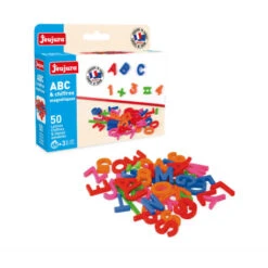 Majuscules Et Chiffres Magnétiques - Jeujura