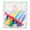 6 Marqueurs Pailletés - Djeco -Jouets Éducatifs Boutique 6 marqueurs pailletes djeco
