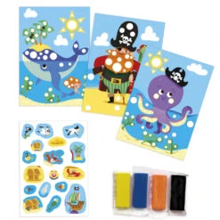 Pâte à Modeler Et Gommettes, Pirates - Avenue Mandarine