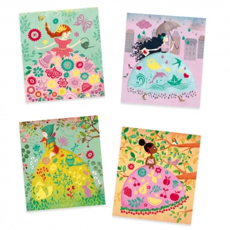 Artistic Patch Velours Demoiselles - Djeco 5 Artistic Patch Velours Demoiselles - Djeco – Image 3