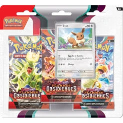 Pokemon Tripack EV03 Ecarlate Et Violet Flammes Obsidiennes