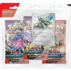 Pokemon Tripack EV05 Ecarlate Et Violet Forces Temporelles