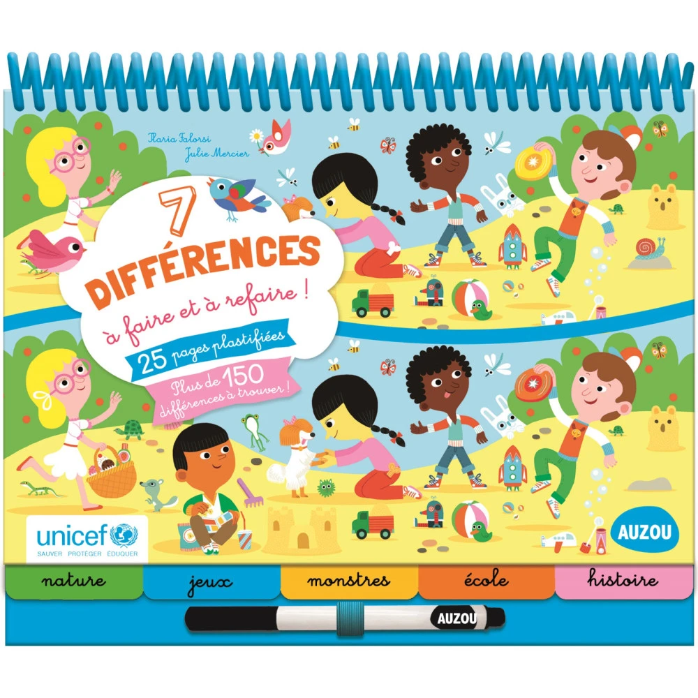 Bloc-notes, 7 Différences à Faire Et à Refaire - Auzou Editions 3 Bloc-notes, 7 Différences à Faire Et à Refaire - Auzou Editions