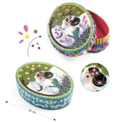Boîte à Décorer Petits Secrets, Do It Yourself - Djeco -Jouets Éducatifs Boutique boite diy petits secrets djeco 3