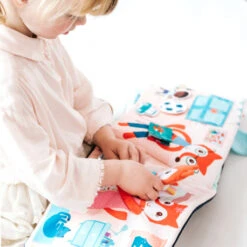 Livre En Tissu Bonsoir Petit Renard - Lilliputiens -Jouets Éducatifs Boutique bonsoir petit renard livre d activites 3