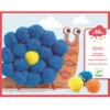 Collage, Silhouettes Et Pompons - Djeco -Jouets Éducatifs Boutique collage animaux tout doux silhouettes et pompons djeco
