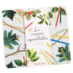 24 Crayons De Couleur Aquarellables - Moulin Roty