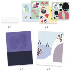 Créer Avec Du Papier, Les Câlins - Djeco -Jouets Éducatifs Boutique creer avec du papier les calins djeco 2