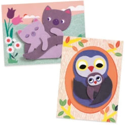 Créer Avec Du Papier, Les Câlins - Djeco -Jouets Éducatifs Boutique creer avec du papier les calins djeco 3