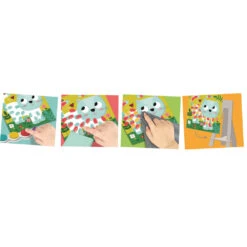 Tableaux Faciles, Peintures Au Doigt, Adorables Compagnons - Crea Lign -Jouets Éducatifs Boutique crl160 3