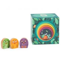 Cubes Empilables Avec Animaux, Dans La Jungle - Moulin Roty -Jouets Éducatifs Boutique cubes empilables dans la jungle 2