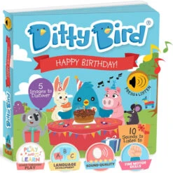 Livre Musical En Anglais, Happy Birthday - Ditty Bird
