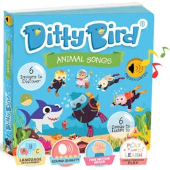 Livre Musical En Anglais, Animal Songs - Ditty Bird
