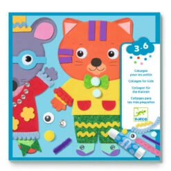 Collages Pour Les Petits, Petits Choux - Djeco -Jouets Éducatifs Boutique dj0072 1