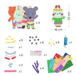 Collages Pour Les Petits, Petits Choux - Djeco -Jouets Éducatifs Boutique dj0072 2