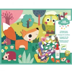 Collages Pour Les Tout-petits - Djeco -Jouets Éducatifs Boutique dj09874 collages des tout petits djeco 1