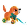 Lou, Chien à Tirer En Bois - Djeco -Jouets Éducatifs Boutique dj6258 lou a tirer
