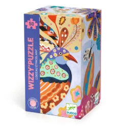 Wizzy Puzzle 50 Pièces, L'oiseau étincelant - Djeco