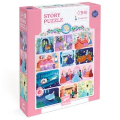 Story Puzzle, Cendrillon, 54 Pièces - Djeco