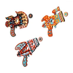 Lanceurs De Jetons à Décorer, Kosmik, Do It Yourself - Djeco -Jouets Éducatifs Boutique dj7913 lanceur de jetons 2