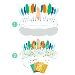 Rio, Coiffe Tropicale à Créer, Do It Yourself - Djeco -Jouets Éducatifs Boutique dj7926 3