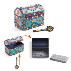 Super Trésor, Coffre à Décorer, Do It Yourself - Djeco -Jouets Éducatifs Boutique dj7928 4