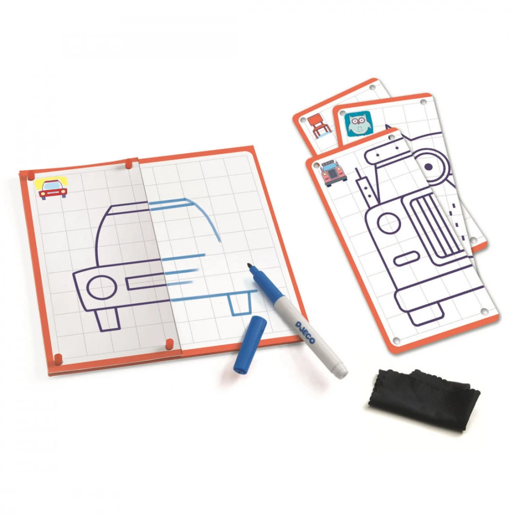 Apprendre à Dessiner Step By Step, Symétrie & Co - Djeco 4 Apprendre à Dessiner Step By Step, Symétrie & Co - Djeco – Image 2