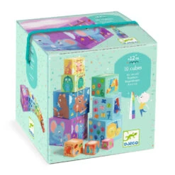 Jouets Éducatifs Boutique -Jouets Éducatifs Boutique dj8510 cubes arc en ciel djeco 1