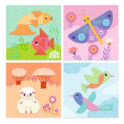 Créer Avec Du Papier, Découper En Crans - Djeco -Jouets Éducatifs Boutique dj9057 creer avec du papier ciseaux crantes 4