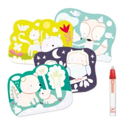 Coloriages Magiques, Caché Dans Les Bois - Djeco -Jouets Éducatifs Boutique dj9064 coloriage caches dans les bois 2