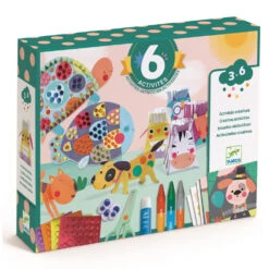 Coffret 6 Activités, Les Animaux Et Leurs Maisons - Djeco