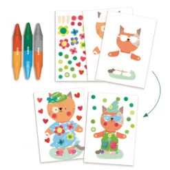 Coffret 6 Activités, Les Animaux Et Leurs Maisons - Djeco -Jouets Éducatifs Boutique dj9293 coffret djeco 3
