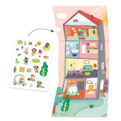 Coffret 6 Activités, Les Animaux Et Leurs Maisons - Djeco -Jouets Éducatifs Boutique dj9293 coffret djeco 6
