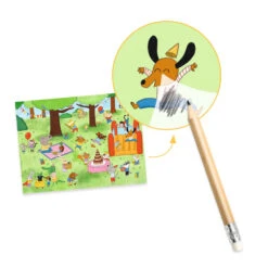 Décalcomanies, C'est La Fête - Djeco -Jouets Éducatifs Boutique dj9355 2