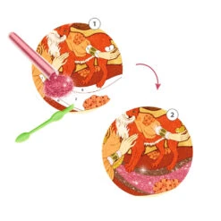 Inspired By, Divines De Mucha, Tableaux à Pailleter - Djeco -Jouets Éducatifs Boutique dj9383 divines mucha djeco 2