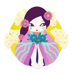 Onnanoko, Paillettes Et Strass - Djeco -Jouets Éducatifs Boutique dj9523 paillettes et strass 2