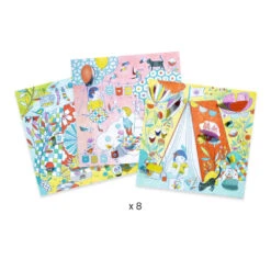Les Cabanes De Nina, Coloriages Petites Portes - Djeco -Jouets Éducatifs Boutique dj9683 2
