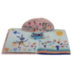 Livre Pop Up En Tissu Gabin Le Lapin - Ebulobo -Jouets Éducatifs Boutique ebu90032 2