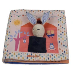 Livre Pop Up En Tissu Gabin Le Lapin - Ebulobo