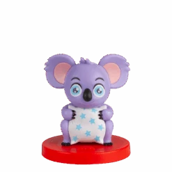 Koala Blanche Nuit, Figurine Pour Conteur D'histoires Faba Et Faba+