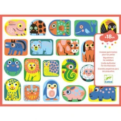 Grosses Gommettes Tous En Forme - Djeco