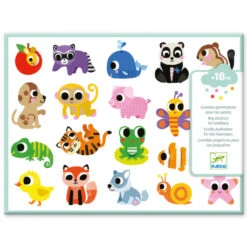Grosses Gommettes Bébés Animaux - Djeco