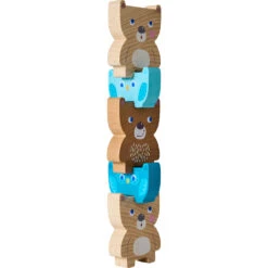 Jeu à Empiler, Les Acrobates De La Forêt - HaBa -Jouets Éducatifs Boutique haba306705 les acrobates de la foret haba 4