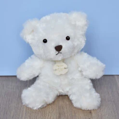 Ours En Peluche Blanc Ivoire - Histoire D'Ours -Jouets Éducatifs Boutique hdo2533 1