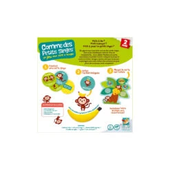 Comme Des Petits Singes, Un Jeu Pour Rire Et Bouger - Loki -Jouets Éducatifs Boutique iello51840 comme des petits singes 2