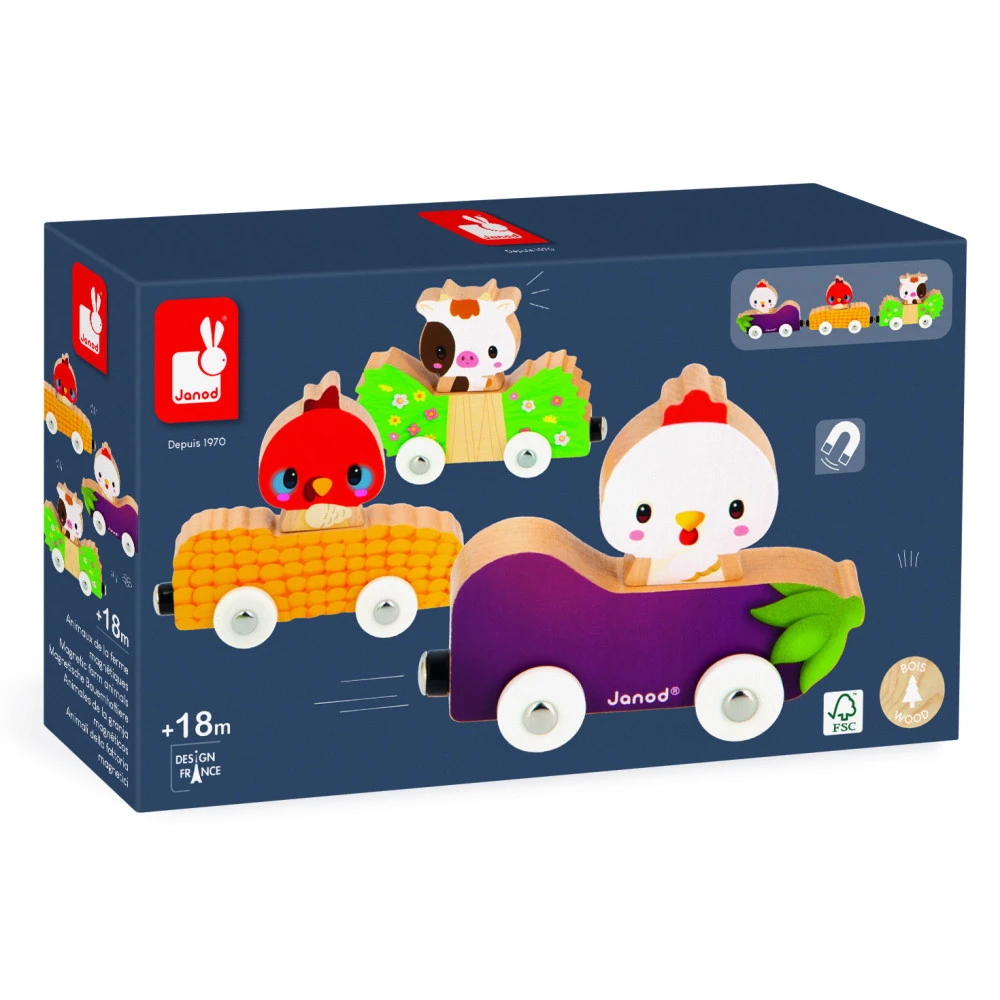 Animaux De La Ferme Magnétiques, La Ferme - Janod 4 Animaux De La Ferme Magnétiques, La Ferme - Janod – Image 2