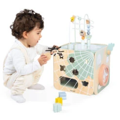 Maxi Cube Multi-activités, Sweet Cocoon - Janod 9 Maxi Cube Multi-activités, Sweet Cocoon - Janod -Jouets Éducatifs Boutique jan4060 3